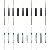 GTIWUNG 20PCS Reed Switch GPS-14A 14mm Anti-Interference Normally Open Magnetic Control Switch, Reed Contact Normally Open (N