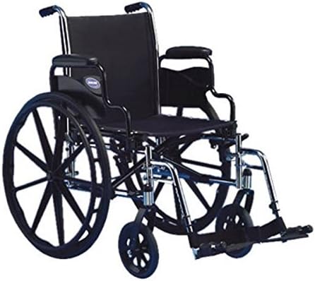 Lightweight Manual (Invacare Tracer Sx5 w/Elevated Leg Rest Size 16 x 16 - Small) (Main wheelchair photo shows Swingaway Footrests, not the included Elevated Legrests)