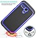 Motorola Moto G Case, Moto G 1st Gen Case, Tekcoo(TM) [Tmajor Series] Shock Absorbing Hybrid Rubber Plastic Impact Defender Rugged Slim Hard Case Cover for Moto G 3G / 4G LTE (Blue/Black)