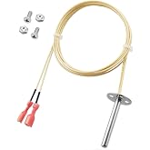 ULXIOM RTD Temperature Probe Sensor Replacement Fit for Bullseye Recteq 380 RT-B380 RT-B380X Wood Pellet Grill, Stainless Steel