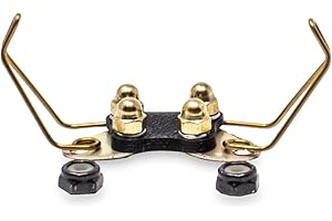 Educator CPAD-011 Dog Training Collar Receiver Contact Pad, Improves Contact, Reduces Irritation and Skin Sensitivities, Winged Ultra Comfort Brass For Dogs with Long Thick Hair, Double Coat