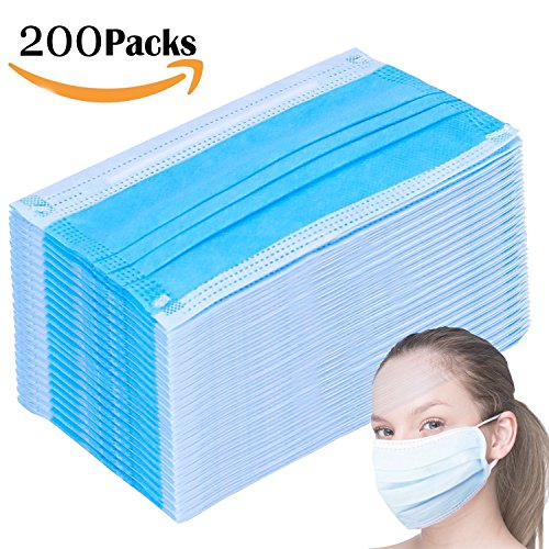 UPC 604213535375, 200 Count 3 Ply Filter Mask Commercial Dental Surgical Medical Disposable Earloop Face Masks