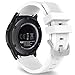 Midenso Bands for Samsung Gear S3 Frontier/Classic/Moto 360 2nd Gen 46mm Watch Silicone Bracelet, Sports Silicone Band Strap Replacement Wristband for Samsung Gear S3 Frontier / S3 Classic (White)