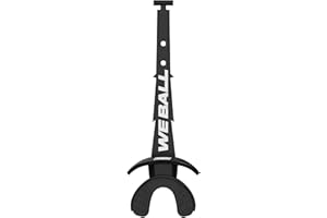 We Ball Sports Hypr-Flow Football Mouth Guard, Football Mouthpiece with Strap, Fits Adult & Youth (BLACK)