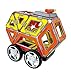 Magformers XL Cruisers Construction Set (37-Pieces) Magnetic Building Blocks, Educational Magnetic Tiles Kit, Magnetic Construction STEM Set Includes Wheels