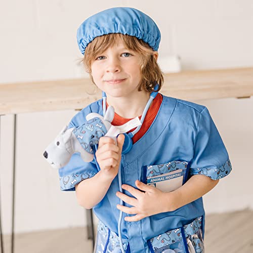 Melissa & Doug Veterinarian Role Play Costume DressUp Set (9 pcs