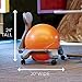 Gaiam Kids Balance Ball Chair - Classic Children's Stability Ball Chair, Alternative School Classroom Flexible Desk Seating for Active Students with Satisfaction Guarantee, Purple/Pink (Renewed)