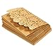 24-Pack Wedding Invitation Cards - Laser Cut Gold Foil and Floral Design Invitation Pockets for Bridal Showers, Engagement Parties, Includes Covers, Blank Inserts, Envelopes, 5 x 7.25 Inches