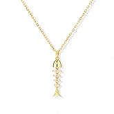 STORYJEWELLERY Mixed Metal Necklace, Two Tone Necklace for Women, Interlocking Pendant Necklaces, Silver and Gold Plated Jewelry