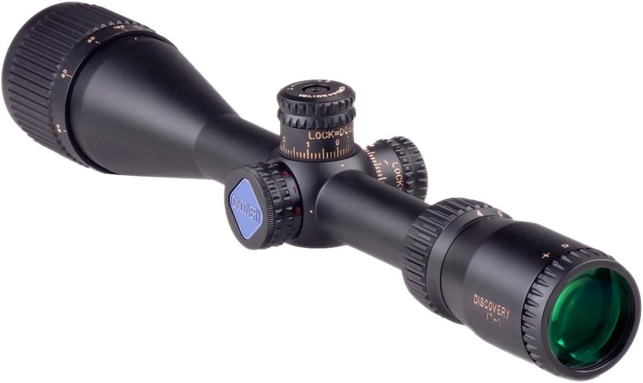 Discovery Optical Tactical Vt-1 4-16x44aoe Adjustable Objective Illumination with Rg,5 Positions of Each Color and Free Anti-dust Caps and Sunshade