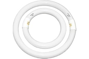 FC8T9 22W and FC12T9 32W Daylight Set,8 inch 22 Watt and 12 inch 32watt T9 Round Fluorescent Circline Lamp Kit,K&B Fluorescen