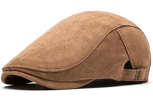 PTDUABENLU Mens Newsboy Cap Flat Ivy Gatsby Hat Adjustable Cabbie Cap for Women