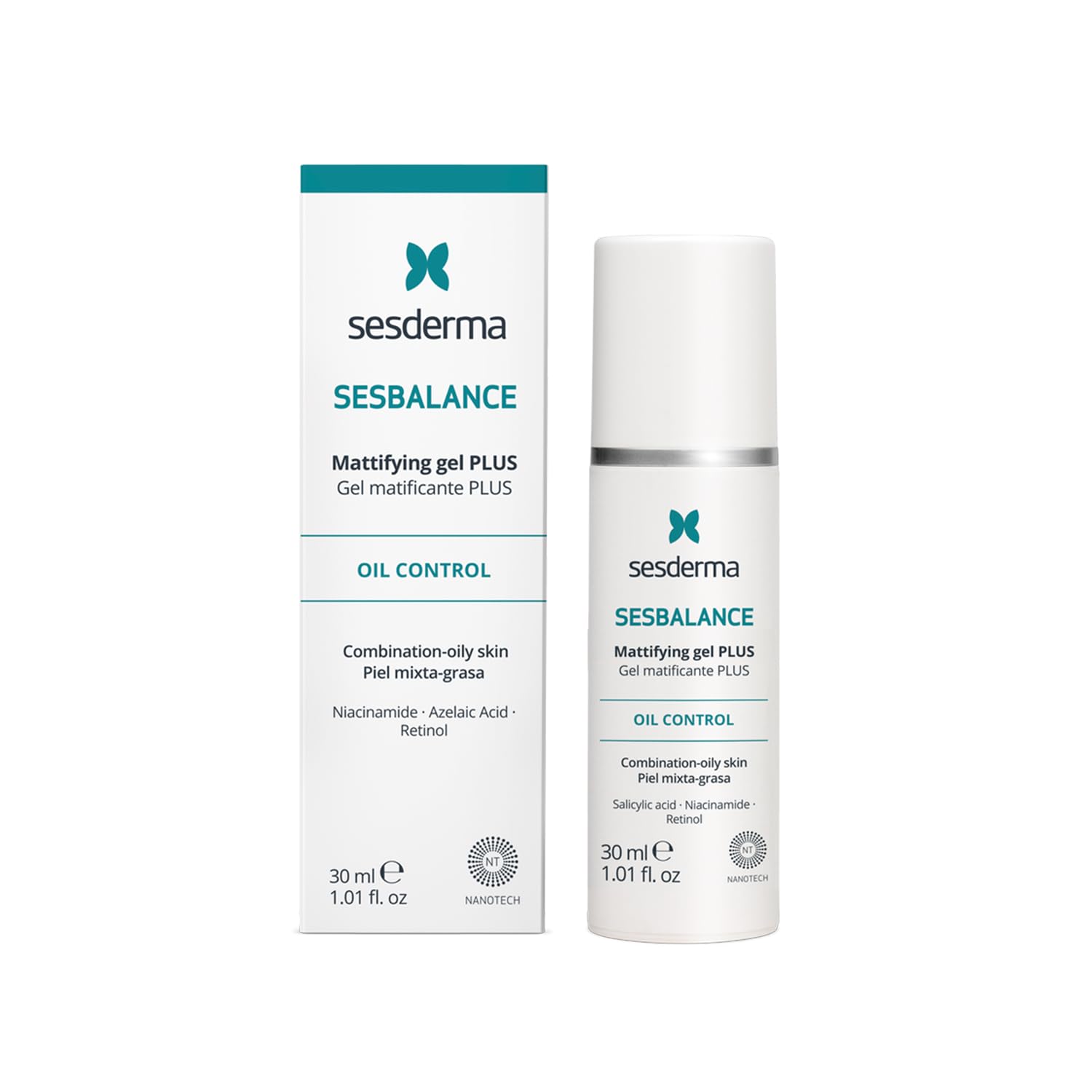 Sesderma Sesbalance Gel Cream – Oily & Combination Skin – Mattifies, Refines Pores & Smooths Blemishes – 50 ml
