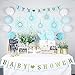 Boy Baby Shower Decorations for Boy | Its a Boy Baby Shower Party Supplies | 35pc Blue and Gold Baby Boy Shower Decorations | Baby Shower Boy | Baby Shower Decor | Boy Baby Shower Elephant Style primary