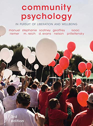 Red Globe Press Community Psychology: In Pursuit of Liberation and Wellbeing