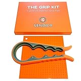 THE GRIP KIT Best Jar, Bottle, Lid, and Cap Opener With Silicone Grip Pad For Easy Grip And Twist Off For Seniors With Arthritis, Weak, Wet, And Greasy Hands, Great Kitchen Tools And Gift