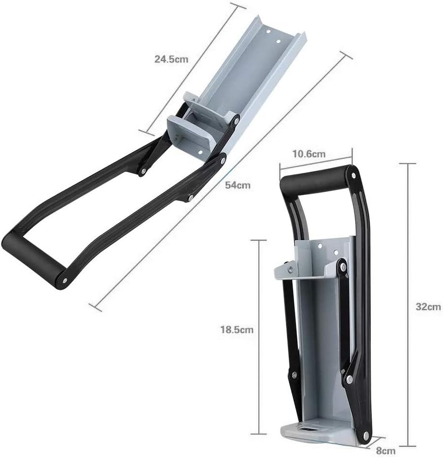 Rainberg® Can Crusher 16oz in Aluminum Eco-Friendly Recycling Tool Bottle Opener, Grey - Image 4
