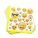 HAZOULEN Emoji Birthday Party Supplies - Serves 16