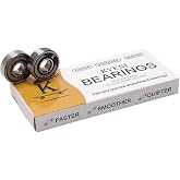 KVENI Skateboard Bearings 8 Pack, Smooth Bearing for Skateboards, Longboard | Designed for skateboarders, longboard riders, commuters, and skate park enthusiasts seeking smooth, reliable rides