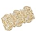 D EXCEED Womens Bohemian Lace Bracelet Vintage Filigree Cuff Bangle Bracelet Wide Stretch Rhinestone Bracelets for Ladies