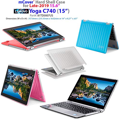 mCover Case Compatible for 2019-2020 Lenovo Yoga C740 (15
