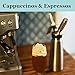 Professional Grade 1 Pint Whipped Cream Dispenser - 100% Stainless Steel Whipped Cream Maker Includes 3 Decorating Tips & Cleaning Brush