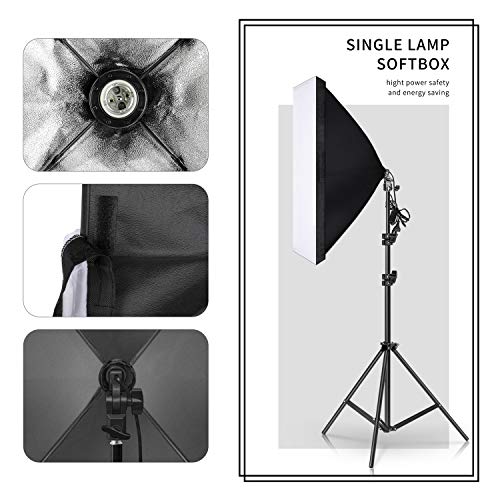 Photographic Softbox Reflective Umbrella 5500k Daylight Lasting Lighting 8.5ft x 10ft Background Support Kit, Foldable with Carrying Case, Suitable for Professional Photography Studio - Thumbnail 3
