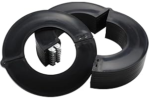 GYUPTRK 8 Pack 50MM Excavator Bucket Pin Shim Kit Detachable for Excavator and Skid Steer Fit for Cat Bobcat Deere Komatsu, 3mm Thickness