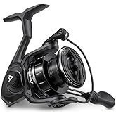 Piscifun Carbon XT Spinning Reels, Light to 5.5oz, Carbon Frame and Rotor, 22LBs Max Drag, 8+1 Shielded BB, 5.2:1 Gear Ratio, Smooth Powerful Freshwater Spinning Fishing Reel, 1000, 2000, 3000