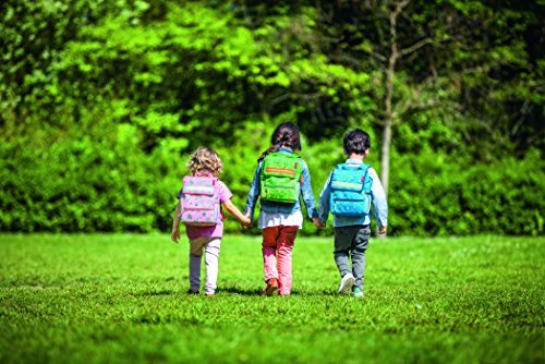 reisenthel Backpack Kids, Safety-Enhanced Design for School and Travel, Greenwood