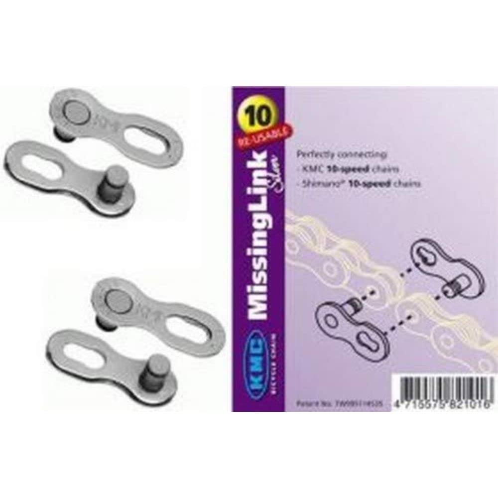 KMC Shimano 10 Speed Missing Link, Silver