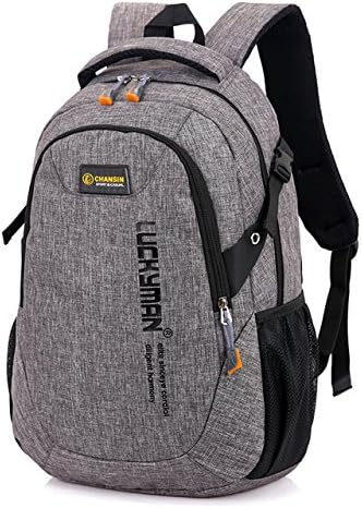 College School Backpack for Student Business Laptop Backpacks Travel Bags for Women &amp; Men Water Resistant Daypack for 15 15.6 inch Laptop Notebook Computer by DALNK (Grey)
