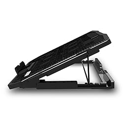 Aluminum Panel Laptop Cooling Pad, Gaming 6Fans