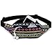 Kayhoma 2 Zippers Boho Fanny Pack Stripe Festival Retro Vintage Flat Bum Bags Travel Hiking Hip Waist Bag