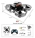 Quadcopter RC Mini Drone Indoor - Coolmade (2017 Upgraded) Nano Quadcopter 1603 Quacopter 2.4G 4CH 6Axis Flying Remote Control Quad Copter with LED Light for Hand Launching, Headless Mode RTF