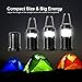 ALLPAIPAI Camping Lantern, 4 Pack LED Lantern with Magnetic Base &12 AAA Batteries - Best Camping Gear Battery Powered Lantern Flashlight for Emergency, Hurricane, Power Outage (Black, Collapsible)