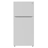 Kenmore 30" Top Mount Refrigerator with Freezer - Adjustable Shelving, Humidity-Controlled Crispers, LED Lighting, ENERGY STAR Certified, Garage Ready, 18.1 cu. ft. Capacity - White