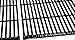 Hongso Polished Porcelain Grill Grates Replacement for Charbroil, Brinkmann 810-8401-S, 810-8532-F, 810-8534-S Models, Broil-Mate, Charmglow, Grill Chef, Grill Pro, Turbo, Set of 2