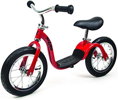 KaZAM v2s No Pedal Balance Bike, 12-Inch, Red