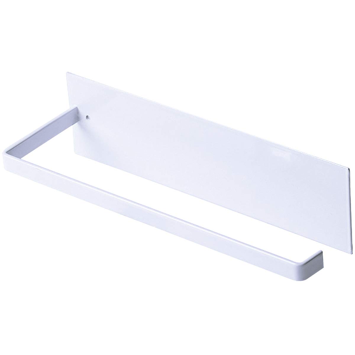 NATUCE Kitchen Roll Holder, Kitchen Paper Rack Wall Mounted, Napkins Storage Rack Holder Under Cabinet, Paper Towel Roll Holder Self Adhesive No Drilling for Kitchen, Bathroom, Toilet, 25cm - White