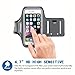 PORTHOLIC Water Resistant Sports Armband Plus Extention Strap -LIFETIME WARRANTY- With Key Holder,Cable Locker,Cards Holder For iPhone 6/6s/5/5c/5s,Galaxy S6/S5/S4 Up To 5.1 Inches(Grey+)