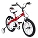 Royalbaby Honey Boys Girls Kids Bike Bicycles with Training Wheels Kickstand Child Bicycle 16 Inch Red