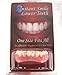 Instant Smile Veneer Set with Medium Top Set of White Teeth and Bottom Set of White Teeth with 4 Extra Pkgs Thermal Beads