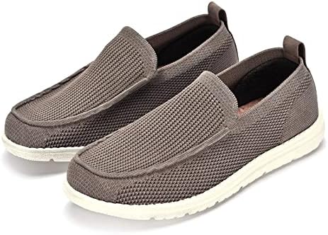 ITAZERO Mens Slip On Shoes Walking Running Shoes Loafers Slippers, Blue