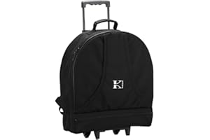 Kaces Snare Drum Kit Porter w/Wheels, Black (KDP-160W)