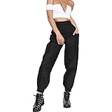 high waisted parachute pants