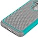 Voberry® High Quality Heavy Duty Dual Layer Armor Protective Case for LG G5 Smartphone (Sky Blue)