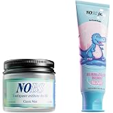 NOBS (No Bad Stuff) Toothpaste Tablets (1 Month) &amp; NOBS Jr Bundle - Nano Hydroxyapatite, Fluoride Free, Eco &amp; Travel Friendly - Remineralize with NHA