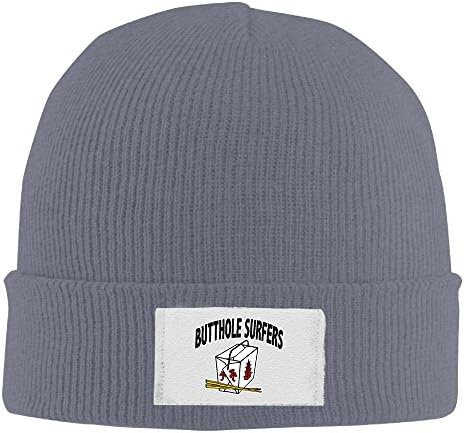 Butthole Surfers Vintage Rare Logo Print Man's Beanie Ski Hat Tee Cherished Hipster Wool Beanie