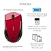 HP K5D26AA#ABA X3000 Wireless Mouse, Red (K5D26AA#ABL)